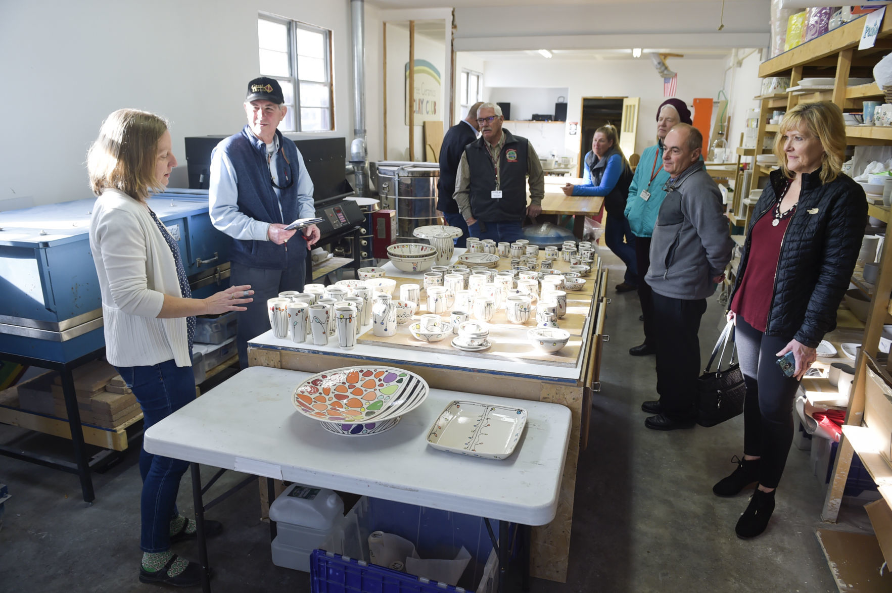 Emily Free Wilson gives a tour of Free Ceramics